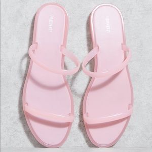 Two-Strap Jelly Sandals